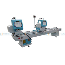 Profil UPVC / PVC Double tête de coupe Saw 2 Saw Saw Machine pour la fenêtre PVC